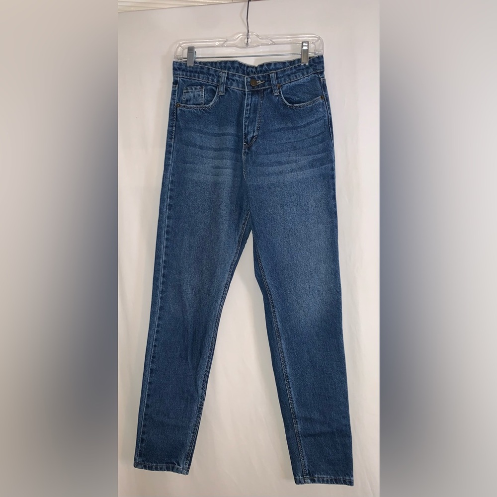 Straight Dark Blue Jeans